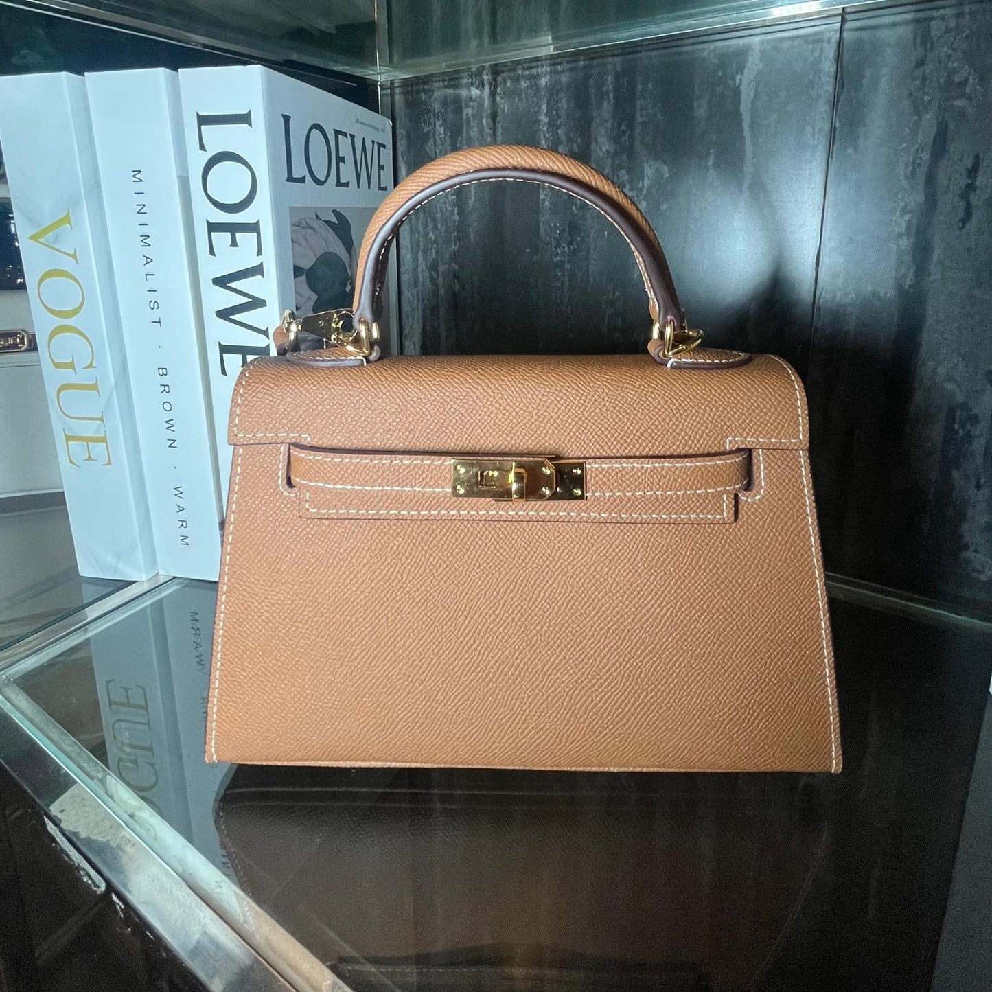 Sac Kellyana Cuir Grainé