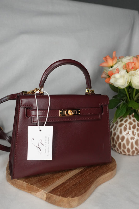 Sac Kellyana en Cuir Lisse